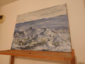 Toile Montagnes enneigées - 80x40