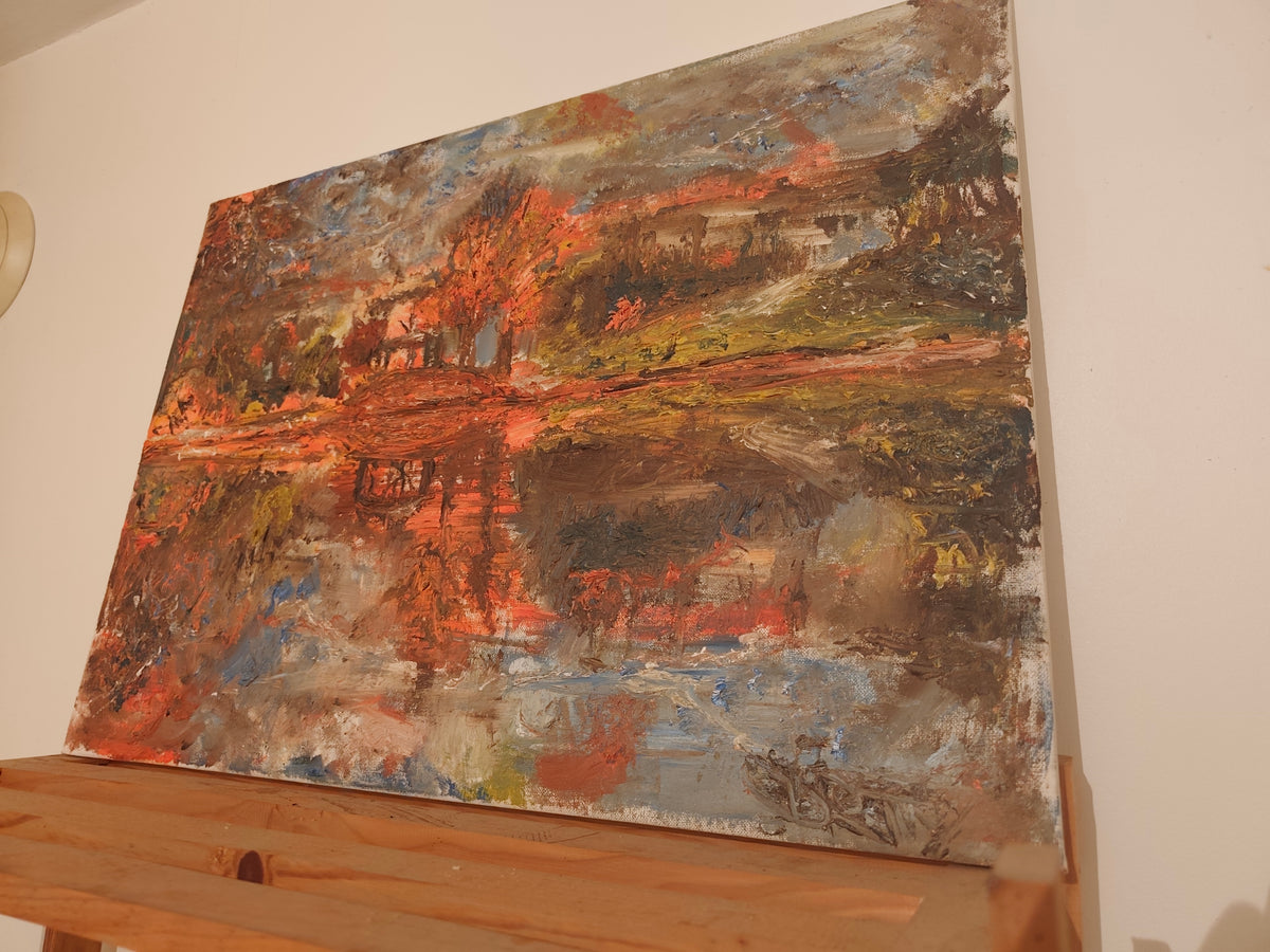 Toile Reflets-Fantasy-Pastel - 80x40